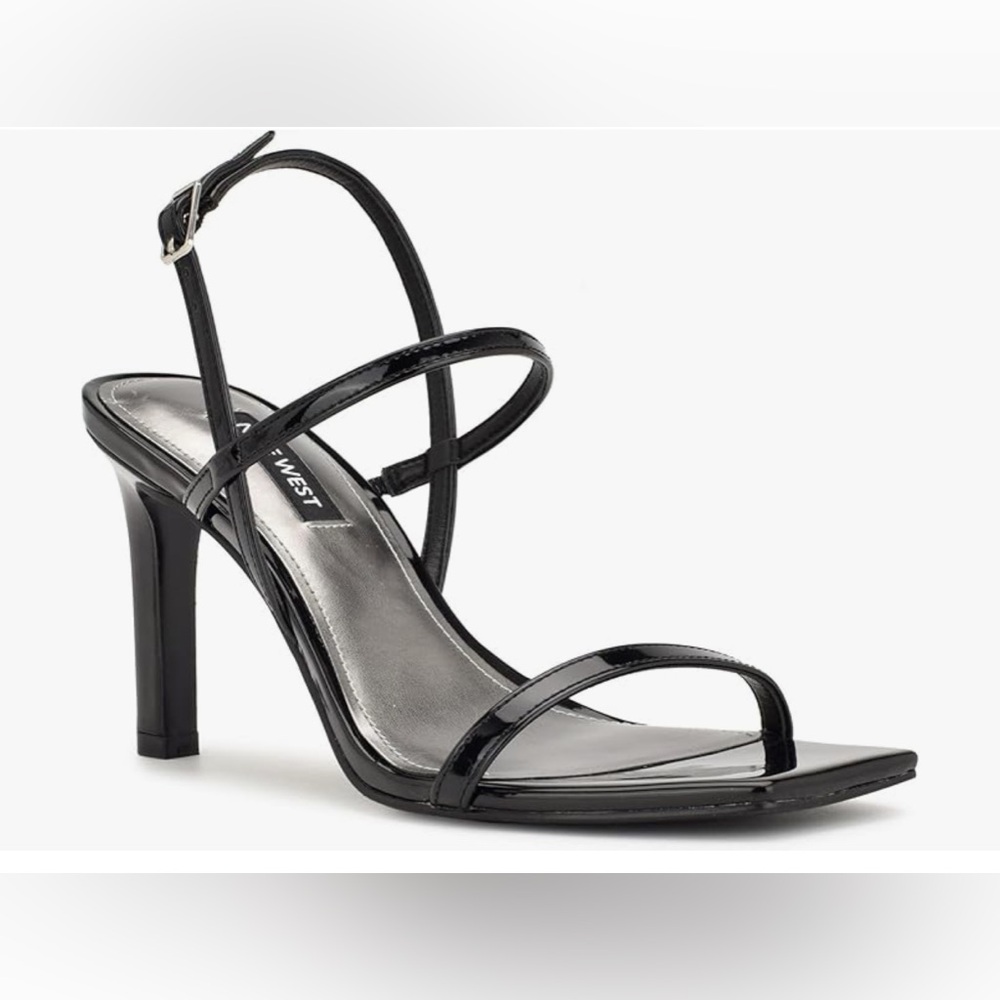 ‼️LAST CHANCE‼️ NWOT Nine West Olah Black Strappy Heeled Sandals